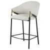 CoasterEssence 183436 Chadwick - Fabric Upholstered Counter Chair (Set of 2) - Beige