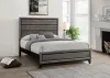 CoasterEveryday 212421KE Watson - Wood Eastern King Panel Bed - Gray Oak