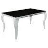 CoasterEssence 105071 Carone - Rectangular Glass Top Dining Table - Black