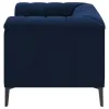 CoasterEssence 509213 Chalet - Upholstered Tuxedo Arm Tufted Chair - Blue