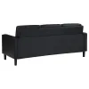 Coaster Fine Furniture 508361 Ruth - Upholstered Track Arm Sofa - Black