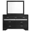 CoasterEveryday 206363M Miranda - 7-Drawer Dresser With Mirror - Black