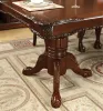 Furniture of America CM3222T-TABLE George Town - Dining Table With Double Pedestals - Cherry