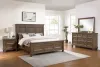 New Classic 00-B2114B-14N Mariana - 6/6 Eastern King 4 Piece Bedroom Set (Bed & Dresser & Mirror & Nightstand) - Brown