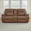 Liberty Furniture 7008SD-23P Cameron - Loveseat With Console P3 & ZG - Dakota Saddle