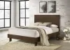 Coaster Fine Furniture 225011Q Glenwood - Queen Platform Panel Bed - Warm Brown