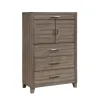 New Classic B3412-070 Harrisburg - Door Chest - Walnut