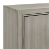 New Classic B1248-071 Lennox - Door Chest With Shoe Storage & LED Light - Gray