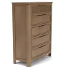 Riverside Furniture 42565 Jaxon - 5-Drawer Chest - Casual Mink