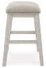 Ashley Furniture D394-024 Skempton - Upholstered Stool (Set of 2) - White