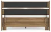 Ashley Furniture EB1866B2 Deanlow - Full Platform Panel Bed - Honey