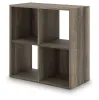 Ashley Furniture EA1104-2X2 Ashley Furniture EA1104-2X2 Shallifer - Four Cube Organizer - Brown