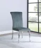 CoasterElevations 109452 Beaufort - Upholstered Dining Side Chair (Set of 2) - Steel Gray