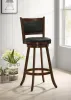 CoasterEssence 101920 Broxton - Upholstered Swivel Bar Chair (Set of 2) - Chestnut