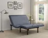 CoasterEveryday 350131KW Clara - California King Adjustable Bed Base - Gray And Black