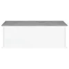 CoasterEssence 501196 Alma - 3-Drawer Storage Bench - White And Weathered Gray