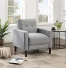 Coaster Fine Furniture 506783 Bowen - Upholstered Track Arm Tufted Accent Chair - Gray