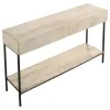 CoasterEssence 959541 Rubeus - 2-Drawer Wood Entryway Console Table - White Washed