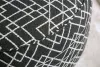 Furniture of America SM8171-OT Patricia - Ottoman - Black / Pattern
