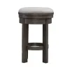 Liberty Furniture 201-OT9003 Lennox Hill - Upholstered Swivel Console Stool - Bark