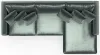 Jackson Furniture Industries 2245/36/31/76/3-35 Jackson Furniture Industries 2245/36/31/76/3-35 Remington - 3 Piece Modular Sofa Chaise (RSF Chaise) - Pine