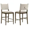 Coaster Fine Furniture 193669 Ottowa - Upholstered Counter Side Chair (Set of 2) - Brown