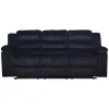 New Classic U1816-30-BLK Willow - Sofa With Dual Recliner - Black