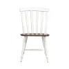 Liberty Furniture 741-C1500S Al Fresco - Slat Back Side Chair - Graphite & Whitestone