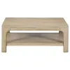 Coaster Fine Furniture 723488-S2 Solano - 2-Piece Square Coffee Table Set - Weathered Mango