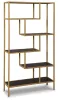 Ashley Furniture A4000286 Frankwell - Bookcase - Gold Finish