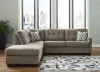 Ashley Furniture 31005S1 Mahoney - 2-Piece Sectional With Laf Corner Chaise - Chocolate