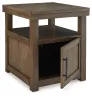 Ashley Furniture T738-3 Boardernest - Rectangular End Table - Brown