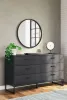 Ashley Furniture EB1865/231/156/112/291(2) Ashley Furniture EB1865/231/156/112/291(2) Socalle - 5 Pc. - Dresser, Full Panel Platform Bed, 2 Nightstands - Black