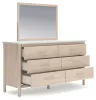 Ashley Furniture B2615B1 Ashley Furniture B2615B1 Cadmori - Dresser And Mirror - Two-Tone