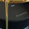 Ashley Furniture A4000669 Nedman - Accent Table With Speaker - Black / Gold Finish