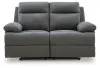 Ashley Furniture PC9140686 Ashley Furniture PC9140686 Side-Swipe - Reclining Loveseat - Charcoal