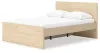 Ashley Furniture EB9632B12 Ashley Furniture EB9632B12 Onita - Queen Panel Platform Bed With 1 Side Storage - Natural