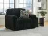 Ashley Furniture 9810323 Midnight-Madness - Chair And A Half - Onyx