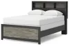 Ashley Furniture PCB1118B13 Ashley Furniture PCB1118B13 Broachmyn - Full Bookcase Bed - Black / Gray