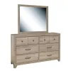 Samuel Lawrence Furniture S496-410 River Creek - Kids 6-Drawer Dresser - River Birch Brown