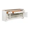 Liberty Furniture 244-TV70 Magnolia Manor - Entertainment TV Stand - Antique White