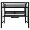 CoasterElevations 460023 Avalon - Full Workstation Loft Bed - Black
