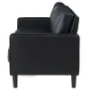 Coaster Fine Furniture 508361 Ruth - Upholstered Track Arm Sofa - Black