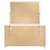 CoasterEveryday 205893M Barzini - 7-Drawer Dresser With Mirror - White