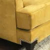 Furniture of America SM2201-LV Viscontti - Loveseat - Gold / Gray
