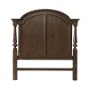 Liberty Furniture 512-BR01 Arden Road - Queen Arched Poster Headboard - Satin Cherry
