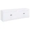CoasterEveryday 724113 Laughlin - 4 Door Engineered Wood TV Stand - White