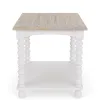 Riverside Furniture 30707 Rosalie - Rectangular Spindle End Table - White