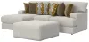 Jackson Furniture Industries 2240/75/42/12-26 Jackson Furniture Industries 2240/75/42/12-26 Tori - 2 Piece Sofa Chaise With Comfort Coil Seating, 41