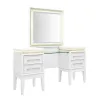 Liberty Furniture 781-BR35 Reflections - Vanity Desk - Pearl White & Rhinestone